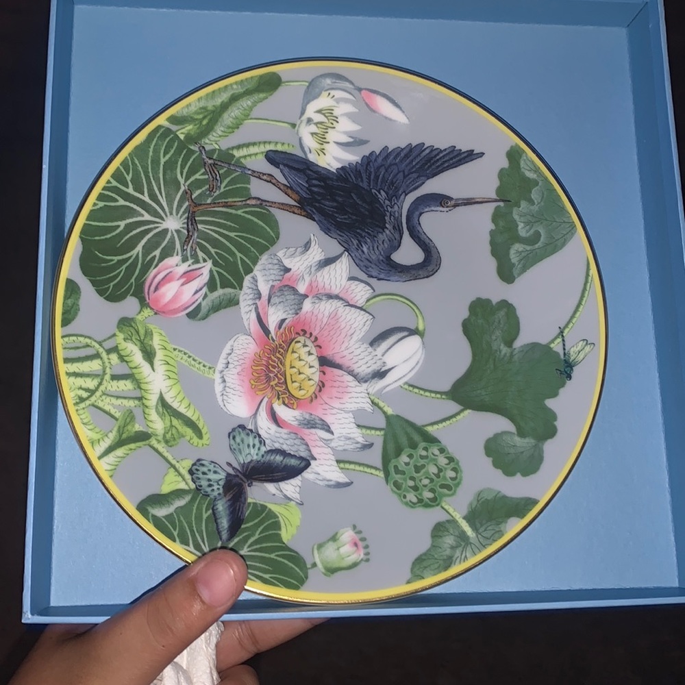 Wedge wood water lily dinner plate